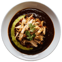 Mole rojo con pollo